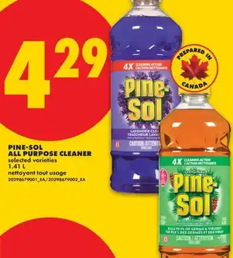 No Frills PINE-SOL ALL PURPOSE CLEANER offer