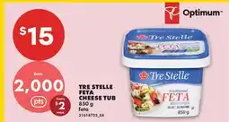 No Frills TRE STELLE FETA CHEESE TUB offer