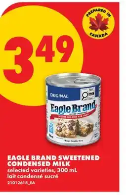 No Frills EAGLE BRAND SWEETENED CONDENSED MILK offer