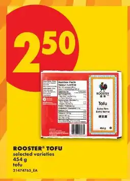 No Frills ROOSTER TOFU offer