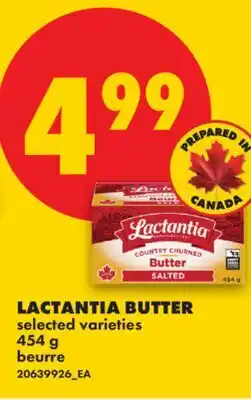 No Frills LACTANTIA BUTTER offer