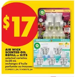 No Frills AIR WICK SCENTED OIL REFILL or KITS offer