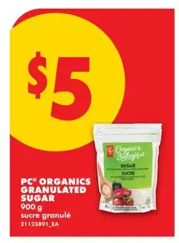 No Frills PC ORGANICS GRANULATED SUGAR offer