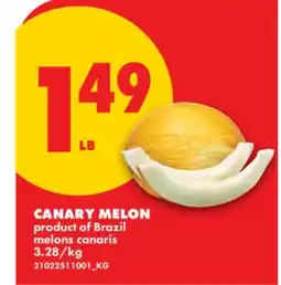 No Frills CANARY MELON offer