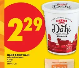 No Frills HANS DAIRY DAHI offer