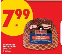 No Frills SCHNEIDERS FESTIVE HAM offer