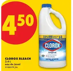 No Frills CLOROX BLEACH offer