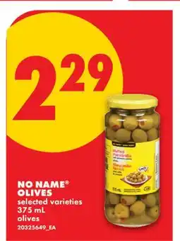 No Frills NO NAME OLIVES offer