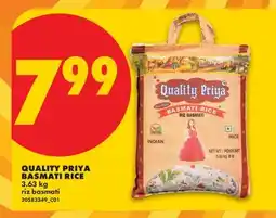 No Frills QUALITY PRIYA BASMATI RICE offer