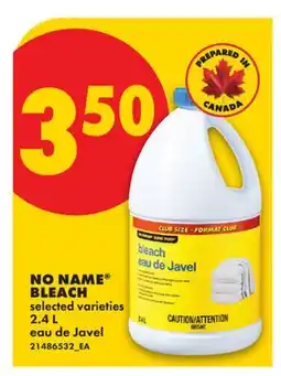 No Frills NO NAME BLEACH offer