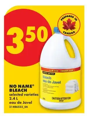 No Frills NO NAME BLEACH offer