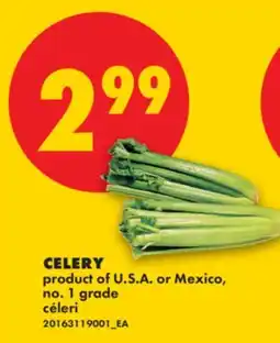 No Frills CELERY offer
