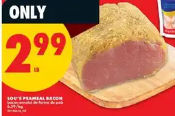 No Frills LOU'S PEAMEAL BACON offer