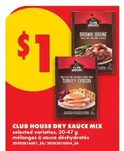 No Frills CLUB HOUSE DRY SAUCE MIX offer