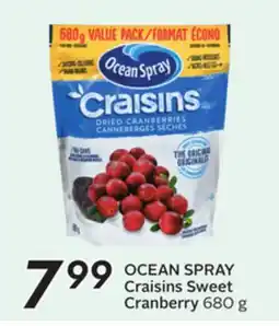 Sobeys Craisins Sweet Cranberry offer