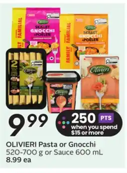 Sobeys OLIVERI Pasta or Gnocchi offer