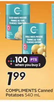 Sobeys COMPLIMENTS Canned Potatoes offer