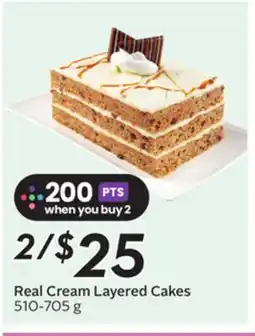 Sobeys Real Cream Layered Cakes offer