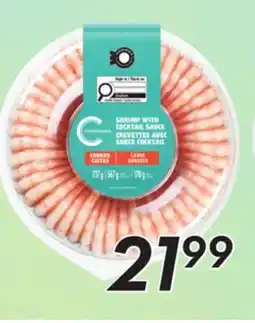Sobeys COMPLIMENTS Cooked Shrimp offer