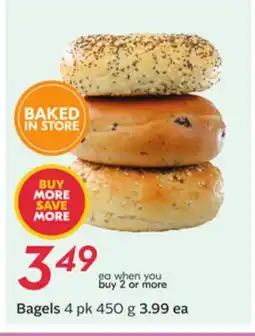 Sobeys Bagels offer