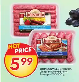 Sobeys Breakfast, Dinner or Smoked Pork Sausages offer