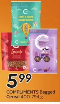 Sobeys COMPLIMENTS Bagged Cereal offer