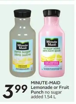 Sobeys Lemonade or Fruit Punch offer