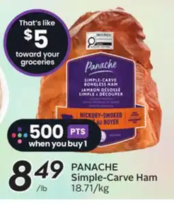 Sobeys PANACHE Simple-Carve Ham offer