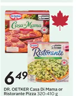 Sobeys Casa Di Mama or Ristorante Pizza offer