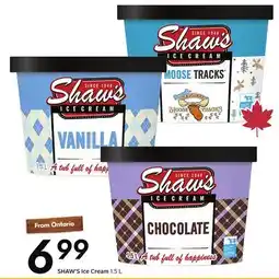Sobeys SHAW'S Ice Cream offer
