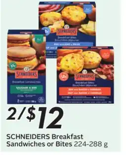 Sobeys Breakfast Sandwiches or Bites offer