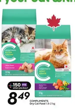 Sobeys COMPLIMENTS Dry Cat Food offer