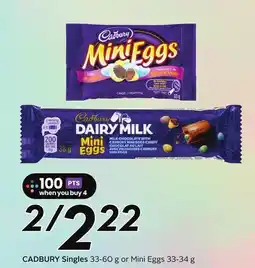 Sobeys CADBURY Singles offer