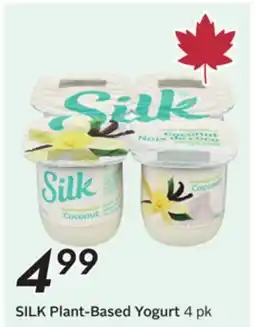 Sobeys SILK Plant-Based Yogurt offer