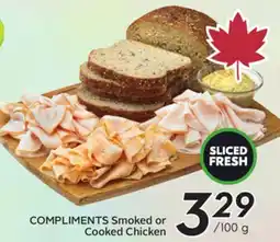 Sobeys COMPLIMENTS Smoked or Cooked Chicken offer