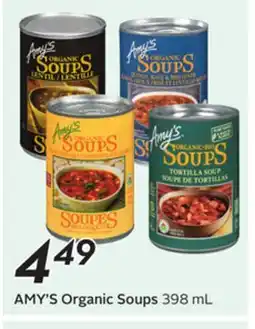 Sobeys AMY'S Organic Soups offer