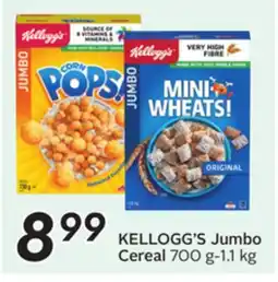 Sobeys Jumbo Cereal offer