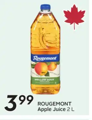 Sobeys ROUGEMONT Apple Juice offer