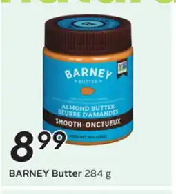 Sobeys BARNEY Butter offer