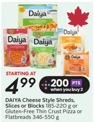 Sobeys Cheese Style Shreds, Slices or Blocks offer