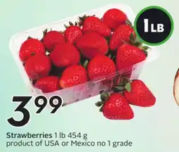 Sobeys Strawberries offer