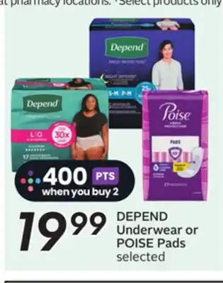 Sobeys Underwear or Pads offer