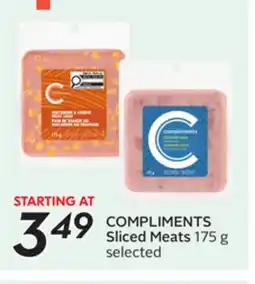 Sobeys COMPLIMENTS Sliced Meats offer