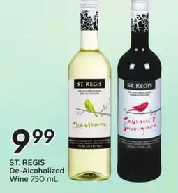 Sobeys De-Alcoholized Wine offer