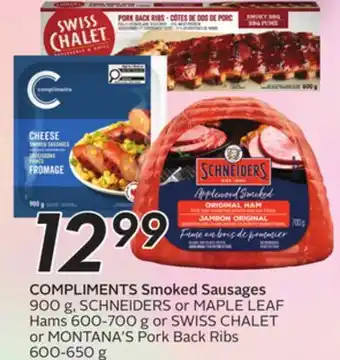 Sobeys COMPLIMENTS Smoked Sausages offer
