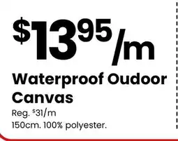 Fabricland Waterproof Oudoor Canvas offer