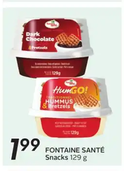 Sobeys FONTAINE SANTÉ Snacks offer