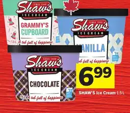 Foodland SHAW'S Ice Cream offer