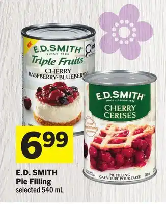 Foodland E.D. SMITH Pie Filling offer