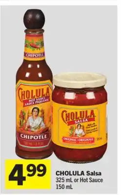 Foodland CHOLULA Salsa offer